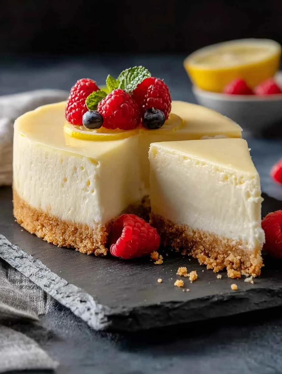 New York Style Cheesecake Recipe Easy Best Homemade New York Cheesecake 7-step New York Cheesecake Guide Creamy New York C...