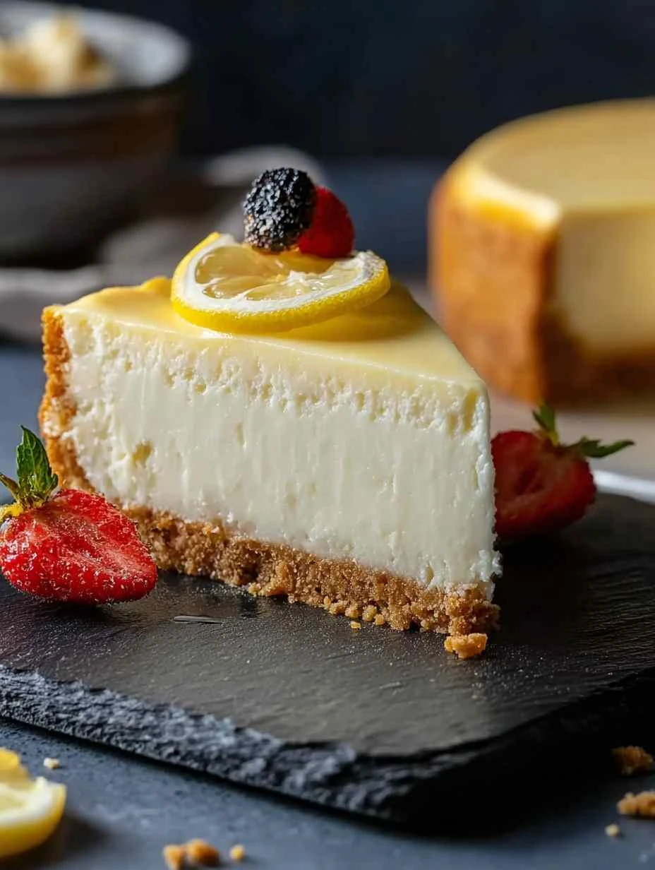 New York Style Cheesecake Recipe Easy Best Homemade New York Cheesecake 7-step New York Cheesecake Guide Creamy New York C...