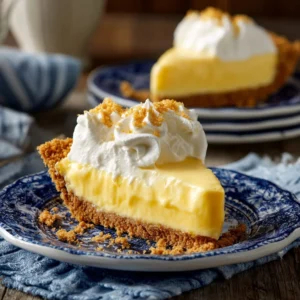 No-Bake Lemon Lush Cheesecake Pie