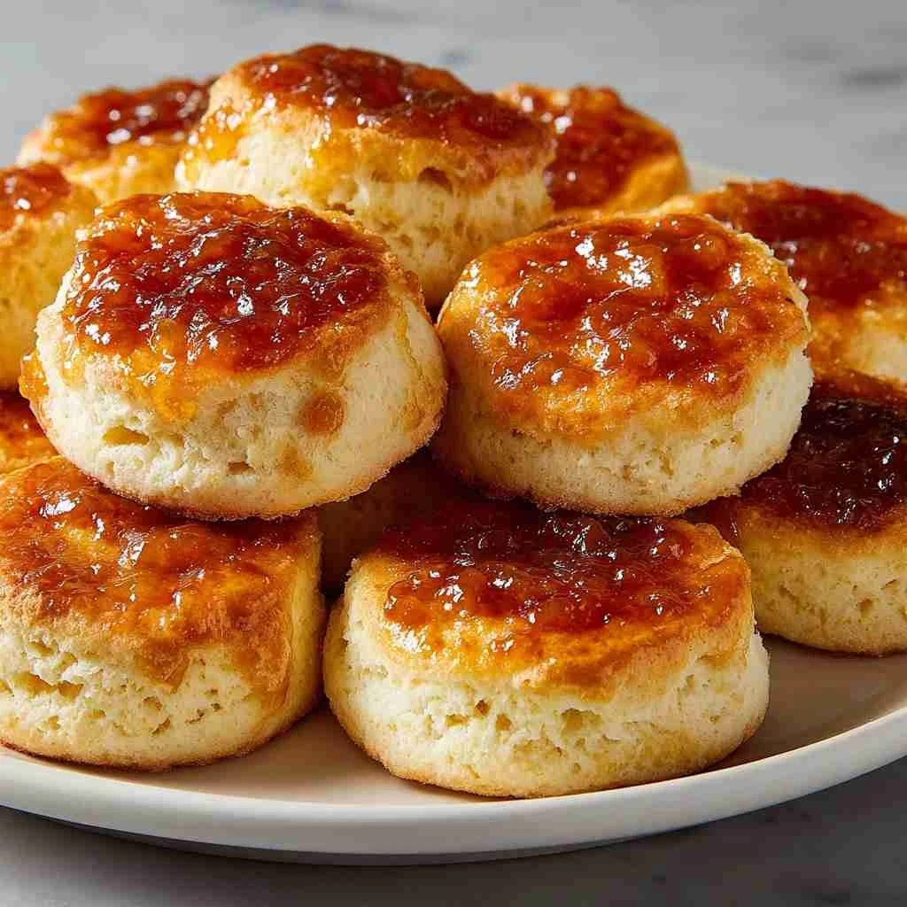 Peach Butter Swim Biscuits