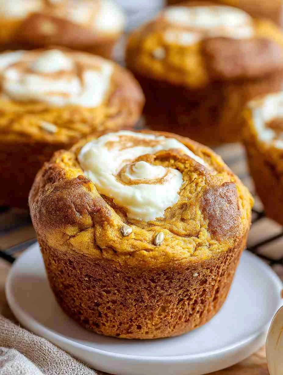 Pumpkin Cream Cheese Muffins