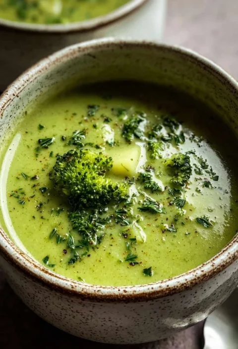 Quick Broccoli Potato Soup Recipe Creamy Broccoli And Potato Soup Easy Broccoli Potato Cheese Soup Healthy Broccoli Potato...