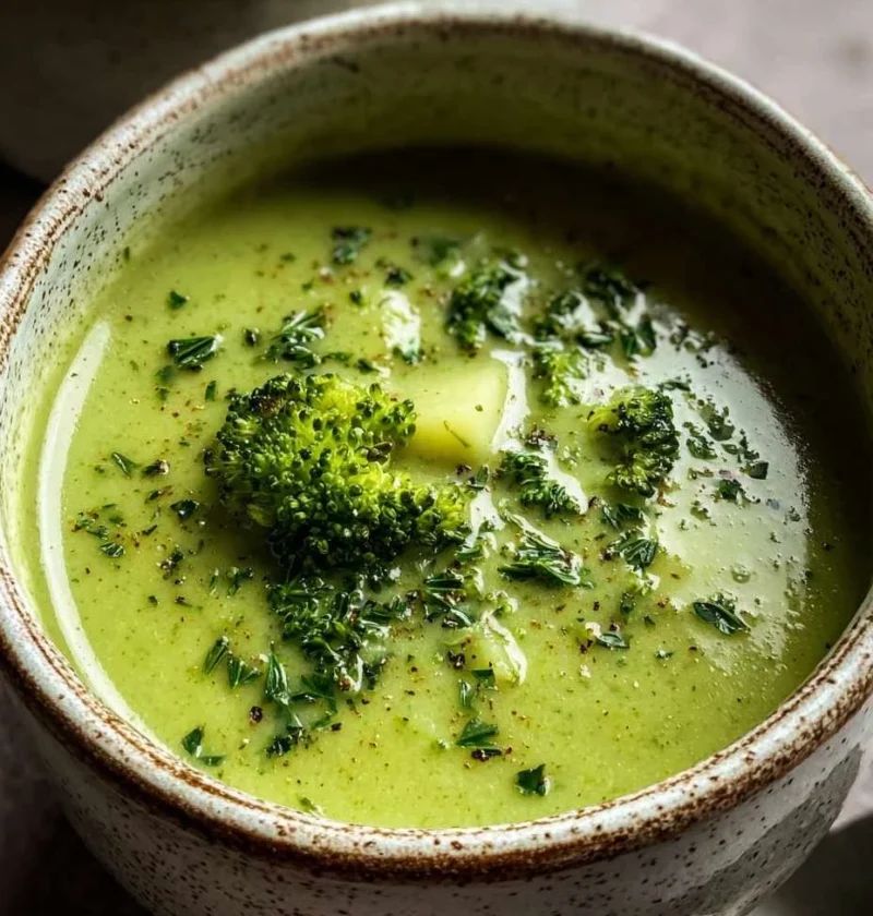 Quick Broccoli Potato Soup Recipe Creamy Broccoli And Potato Soup Easy Broccoli Potato Cheese Soup Healthy Broccoli Potato...
