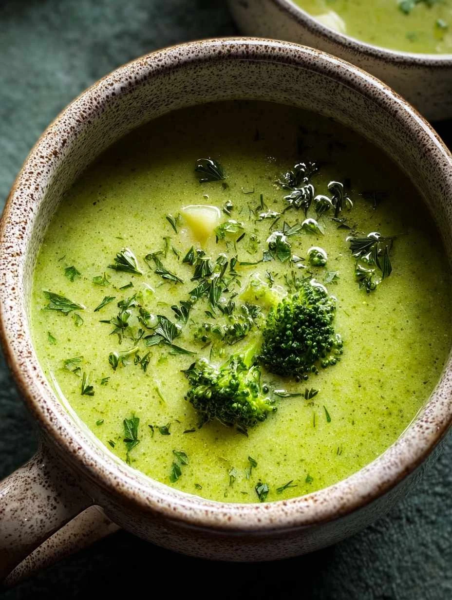 Quick Broccoli Potato Soup Recipe Creamy Broccoli And Potato Soup Easy Broccoli Potato Cheese Soup Healthy Broccoli Potato...
