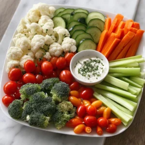 20-Minute Thanksgiving Veggie Tray That Steals the Show