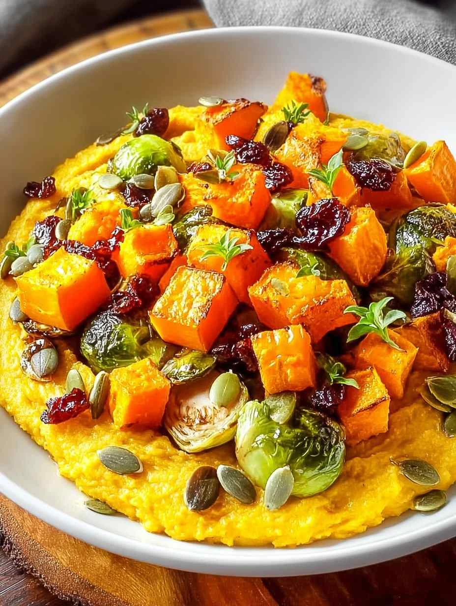 Roasted Brussels Sprouts and Butternut Squash Bliss
