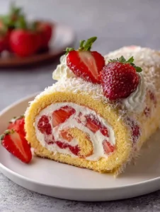 Strawberry Shortcake Cheesecake Rolls