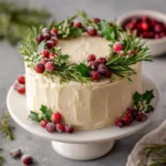 Sparkling Cranberry Mocktail Decoration