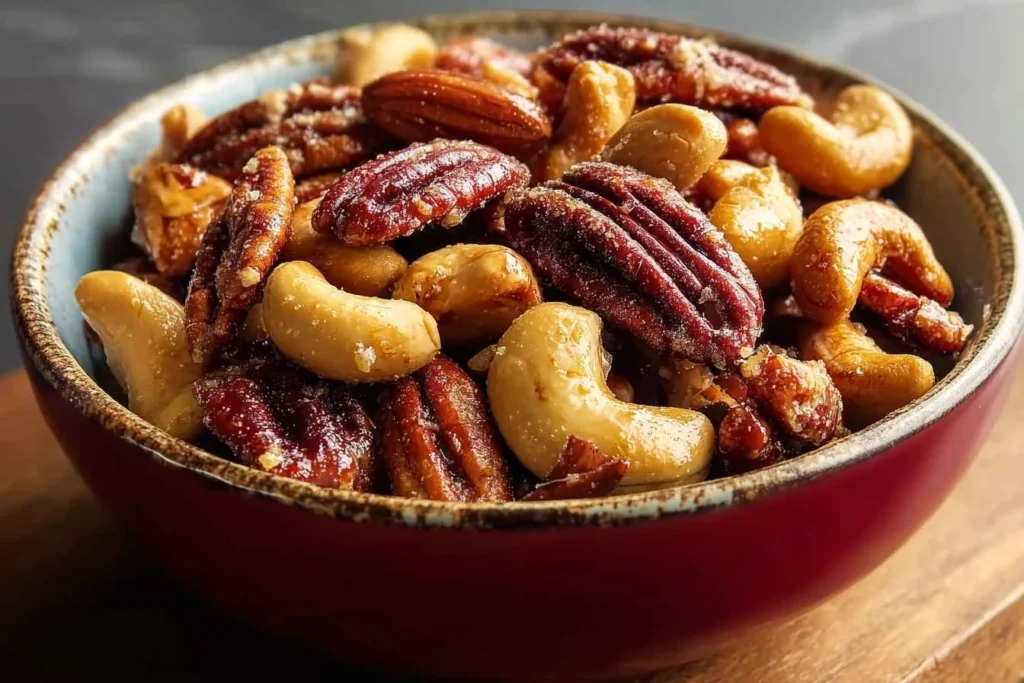 Sweet and Spicy Candied Nuts for Christmas Gifting: A Warm and Cozy Treat