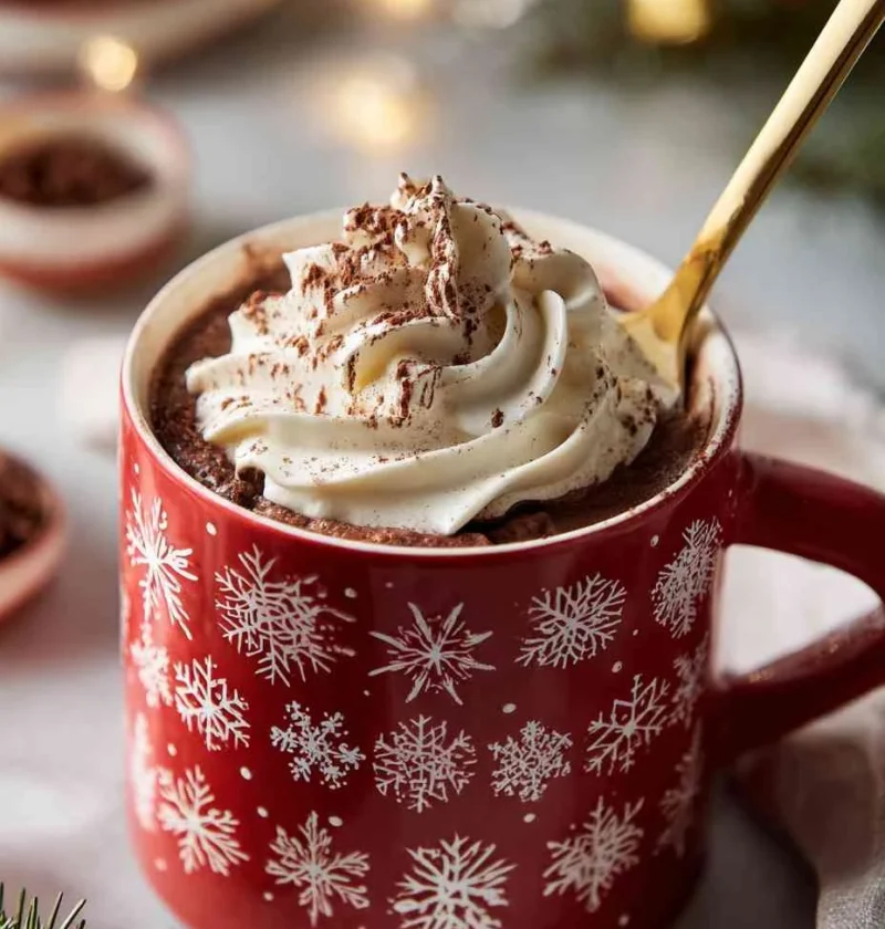Vegan Chocolate Mug Cake Recipe Christmas Easy Vegan Christmas Mug Cake Dairy-free Chocolate Mug Cake Holiday Vegan Mug Ca...