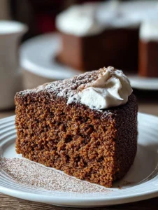 Moist Gingerbread Crazy Cake: Easy Vegan Comfort Food
