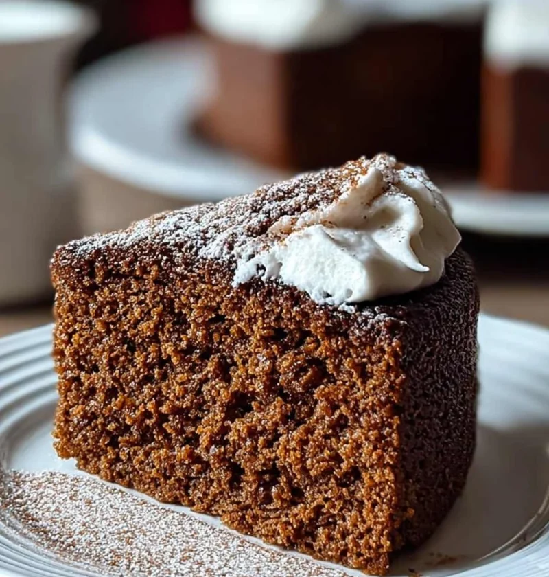 Vegan Gingerbread Crazy Cake Recipe Easy Vegan Gingerbread Cake No-egg Gingerbread Comfort Food Dairy-free Gingerbread Cak...