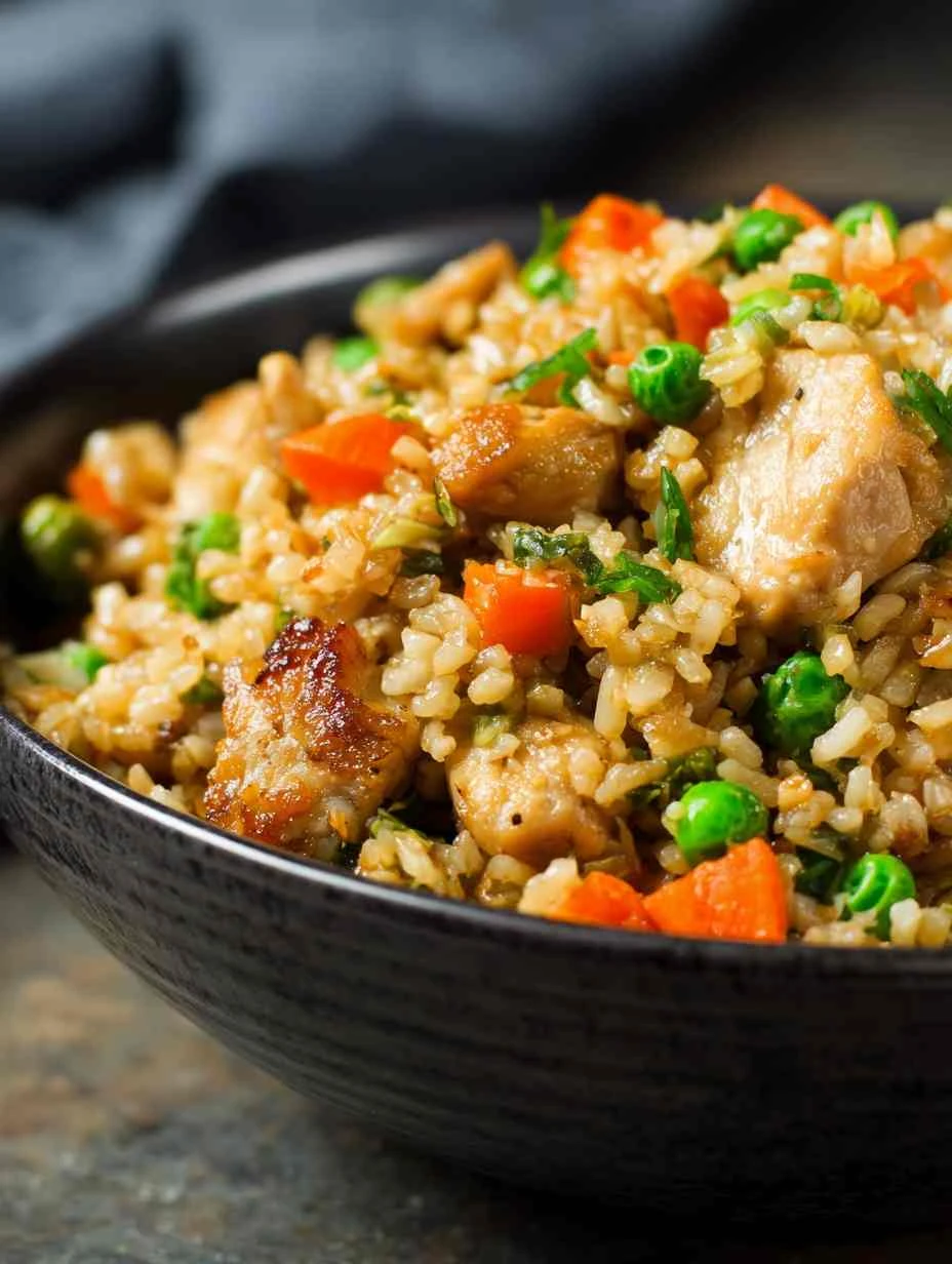 30-minute Chicken Fried Rice Blackstone Recipe Easy Blackstone Chicken Fried Rice Quick Chicken Fried Rice On Blackstone B...