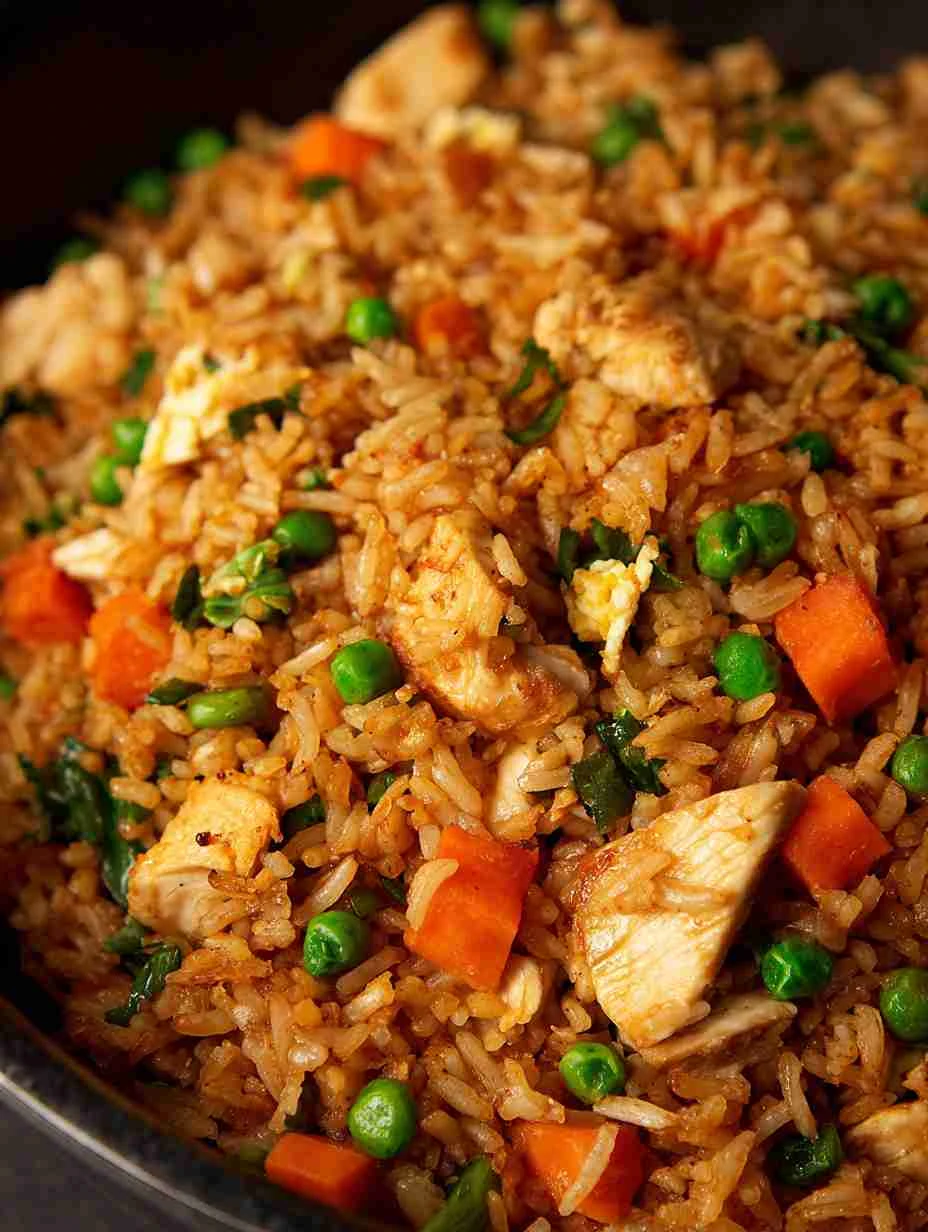 30-minute Chicken Fried Rice Blackstone Recipe Easy Blackstone Chicken Fried Rice Quick Chicken Fried Rice On Blackstone B...