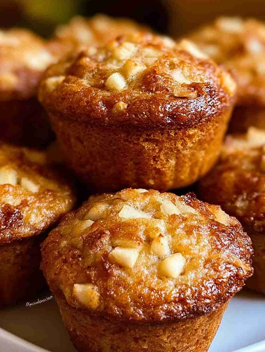 Apple Cinnamon Greek Yogurt Muffins