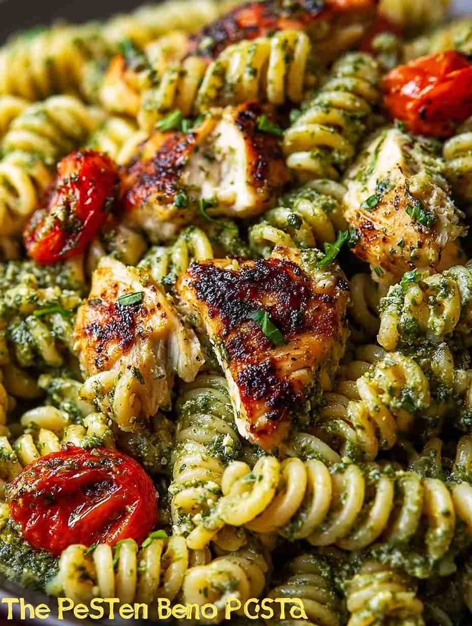 Authentic Mediterranean Chicken Pesto Pasta Recipe Best Chicken Pesto Pasta Mediterranean Style Easy Mediterranean Chicken...