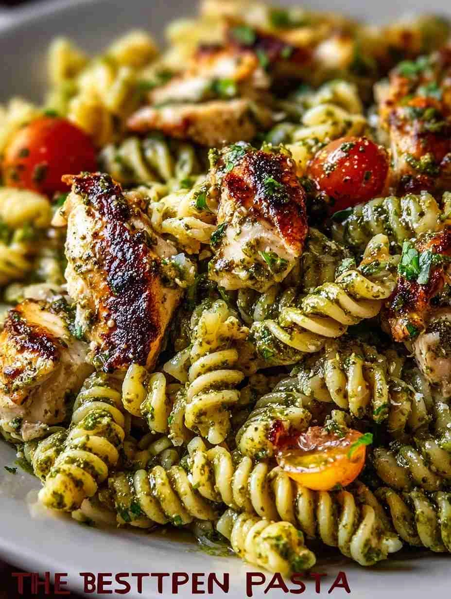 Authentic Mediterranean Chicken Pesto Pasta Recipe Best Chicken Pesto Pasta Mediterranean Style Easy Mediterranean Chicken...