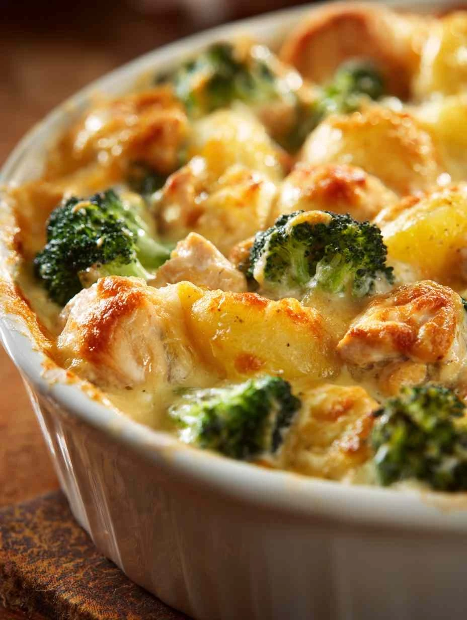 Baked Potato Chicken and Broccoli Casserole