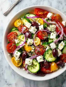 Authentic Greek Salad Recipe