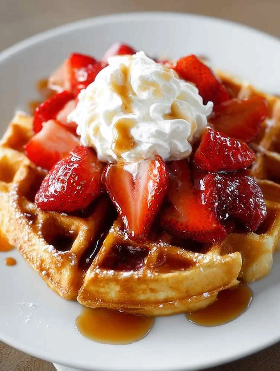 Crispy Belgian Waffles Recipe
