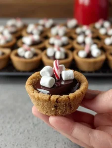 Hot Chocolate Cookie Cups