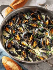 Mussels in White Wine Sauce