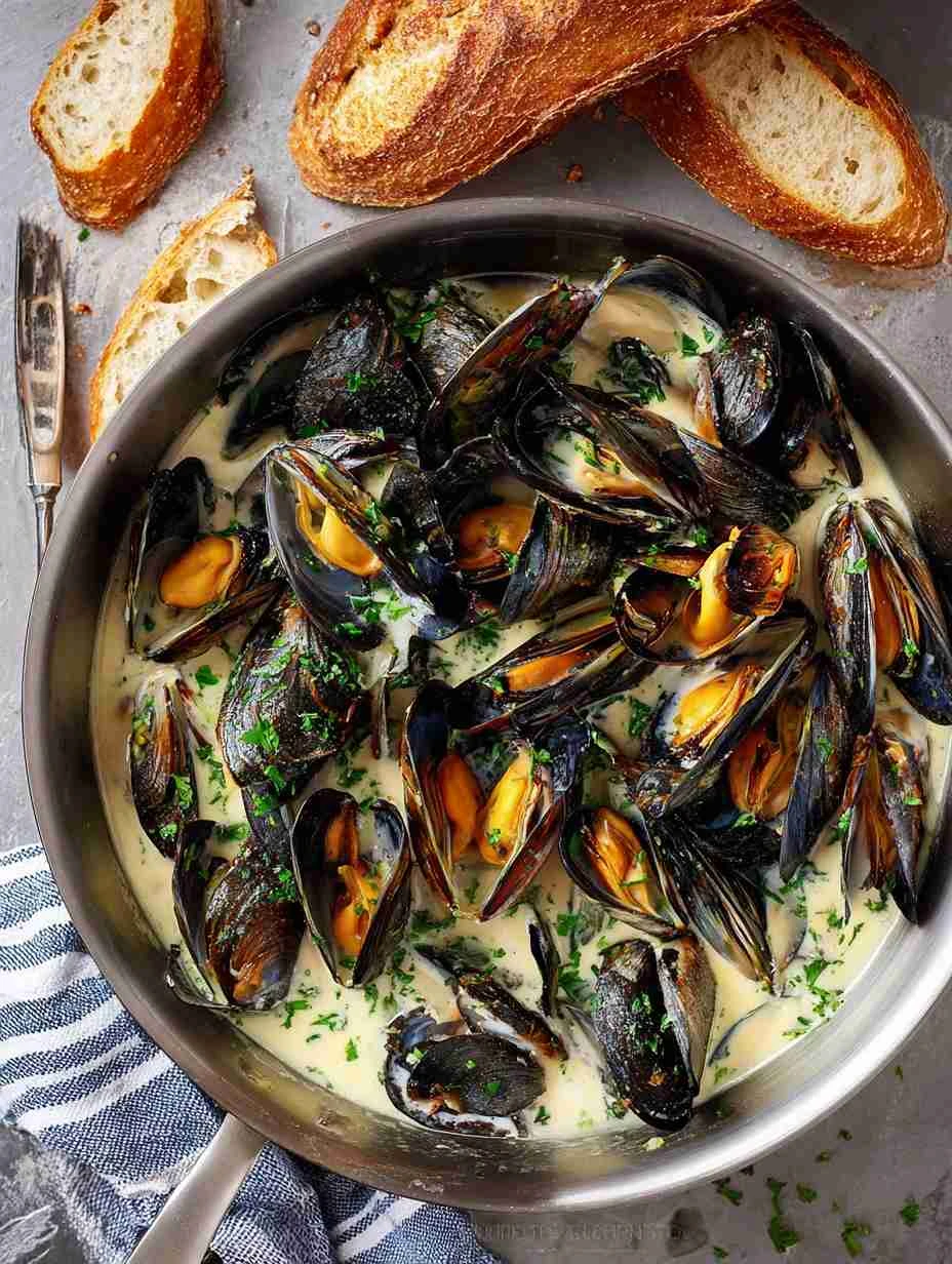 Best Mussels In White Wine Sauce Recipe Easy White Wine Sauce For Mussels How To Cook Mussels With Garlic And Wine Gourmet...