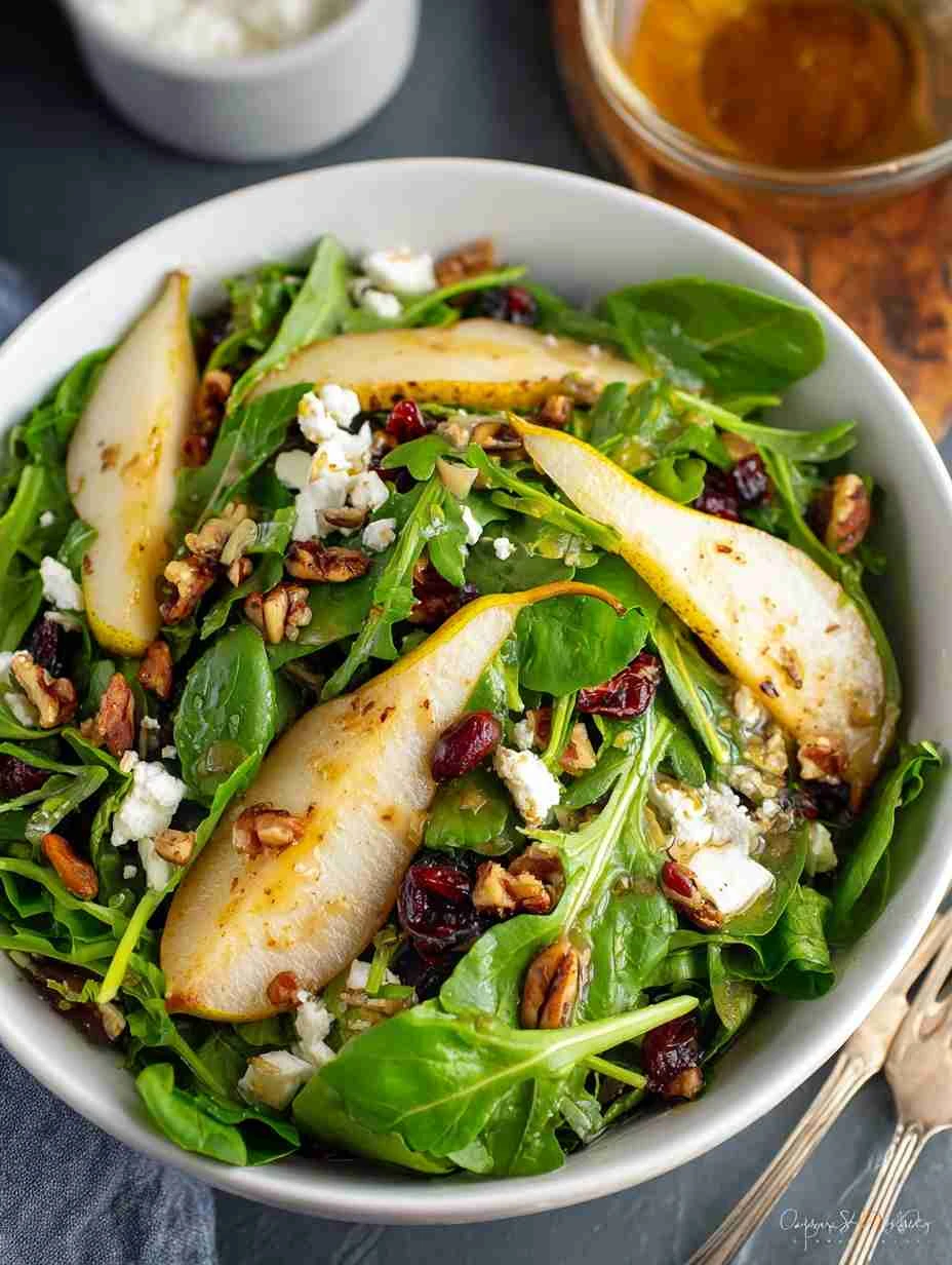 Best Pear Salad Recipes For Summer How To Make A Delightful Pear Salad Pear Salad With Blue Cheese Recipes Gourmet Pear Sa...