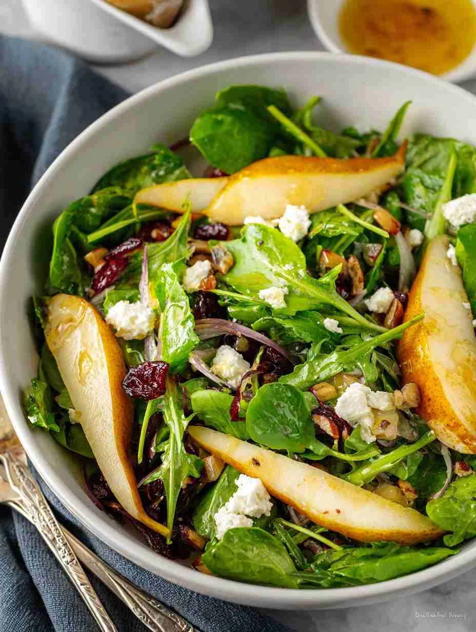 Best Pear Salad Recipes For Summer How To Make A Delightful Pear Salad Pear Salad With Blue Cheese Recipes Gourmet Pear Sa...