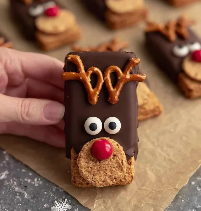 Biscoff Reindeer Cookies Biscoff Reindeer Cookies