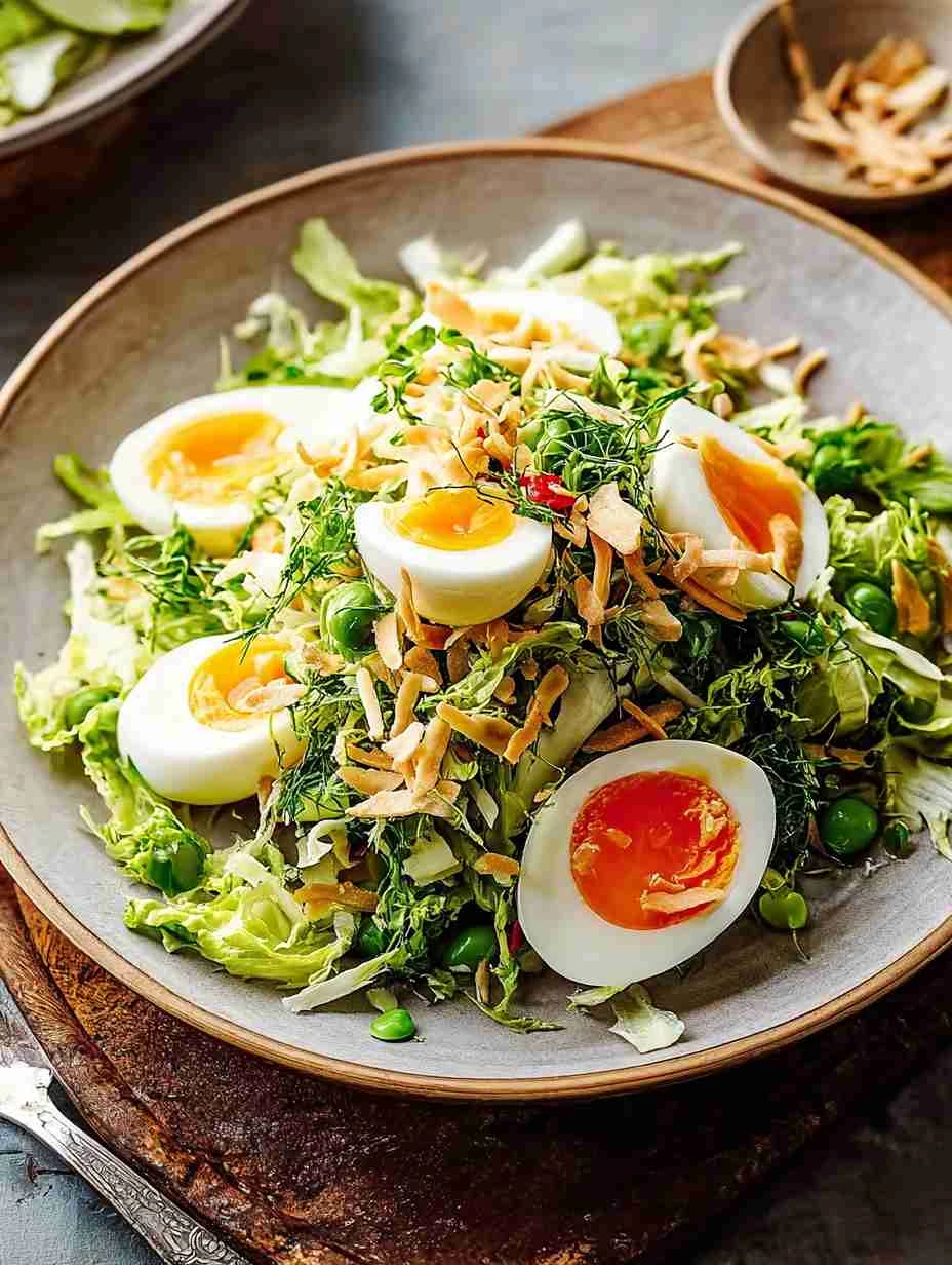 Changs-Inspired Crispy Wombok Salad with Eggs for Easy Delights