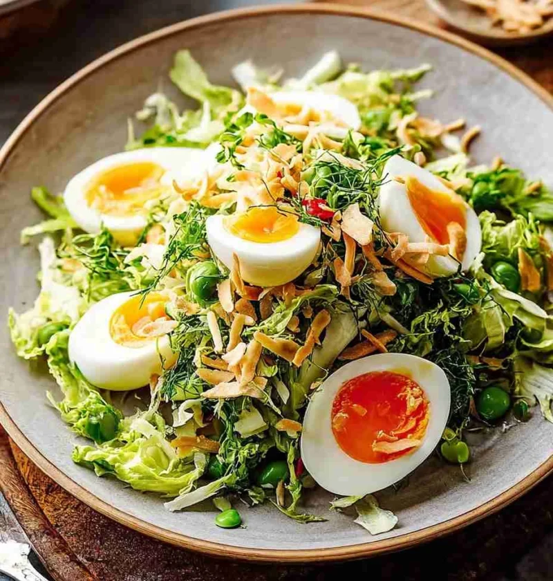 Changs Crispy Wombok Salad Recipe Easy Wombok Salad With Eggs Low-calorie Crispy Wombok Salad Homemade Changs Inspired Sal...