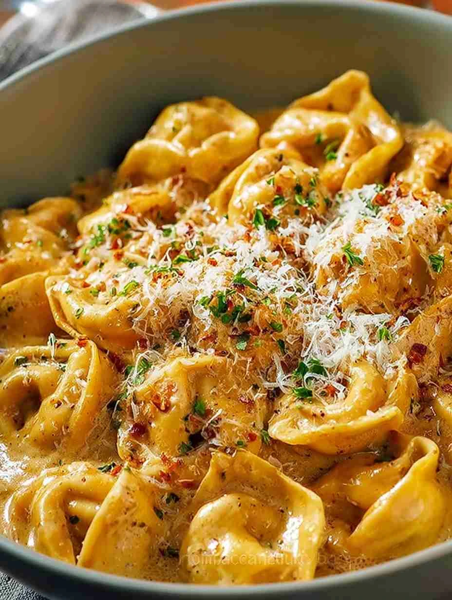 Creamy French Onion Tortellini Recipe Best French Onion Tortellini Sauce Homemade Creamy Tortellini Dinner Gourmet French ...