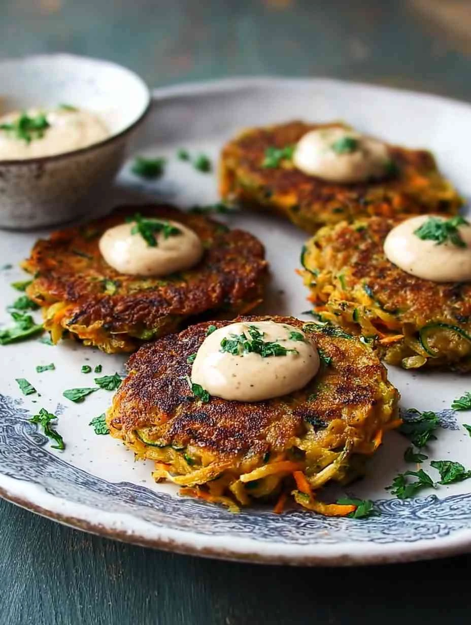 Crispy Kartoffelpuffer – Delicious Potato Tahini Patties to Try!