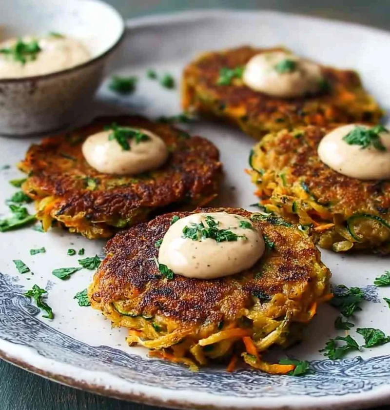 Crispy Kartoffelpuffer Recipe Homemade Potato Tahini Patties Best Kartoffelpuffer Serving Ideas Gluten-free Potato Tahini ...