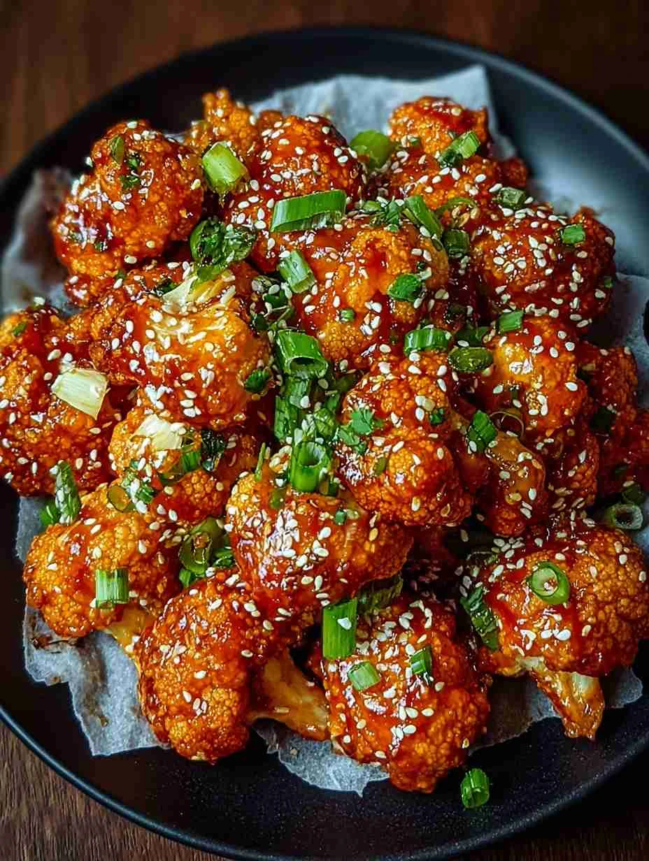 Crispy Korean Baked Cauliflower With Gochujang Magic Crispy Korean Baked Cauliflower Gochujang Magic