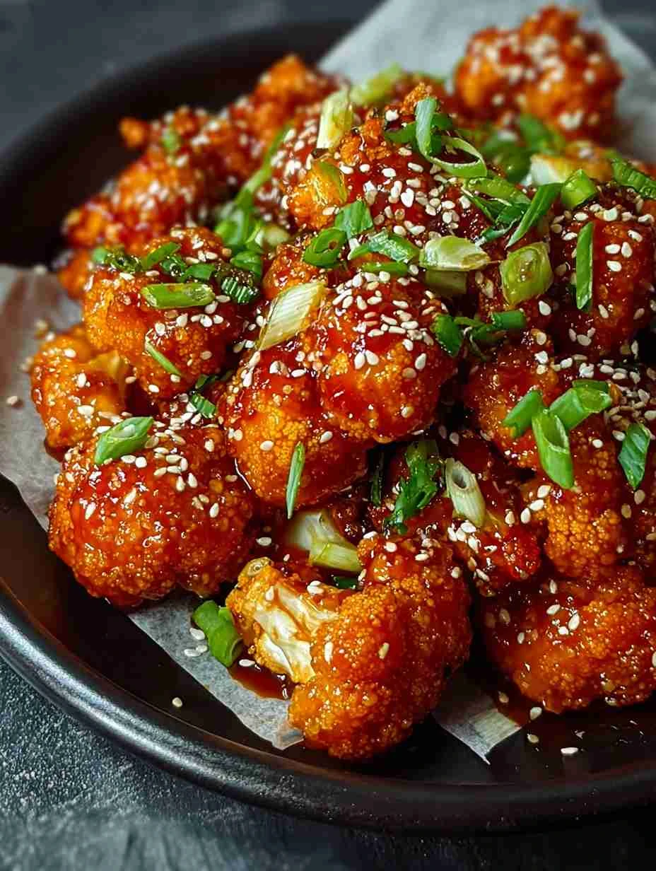 Crispy Korean Baked Cauliflower With Gochujang Magic Crispy Korean Baked Cauliflower Gochujang Magic