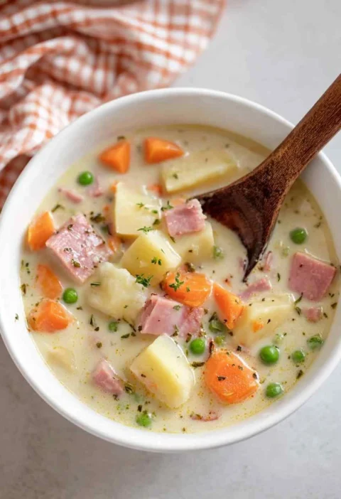 Crockpot Ham And Potato Soup Crockpot Ham Potato Soup