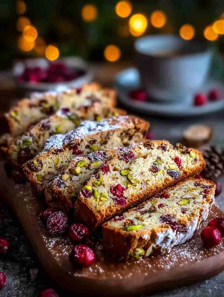 Crunchy Cranberry Pistachio Biscotti Recipe Easy Cranberry Pistachio Biscotti Festive Cranberry Biscotti Guide Homemade Cr...