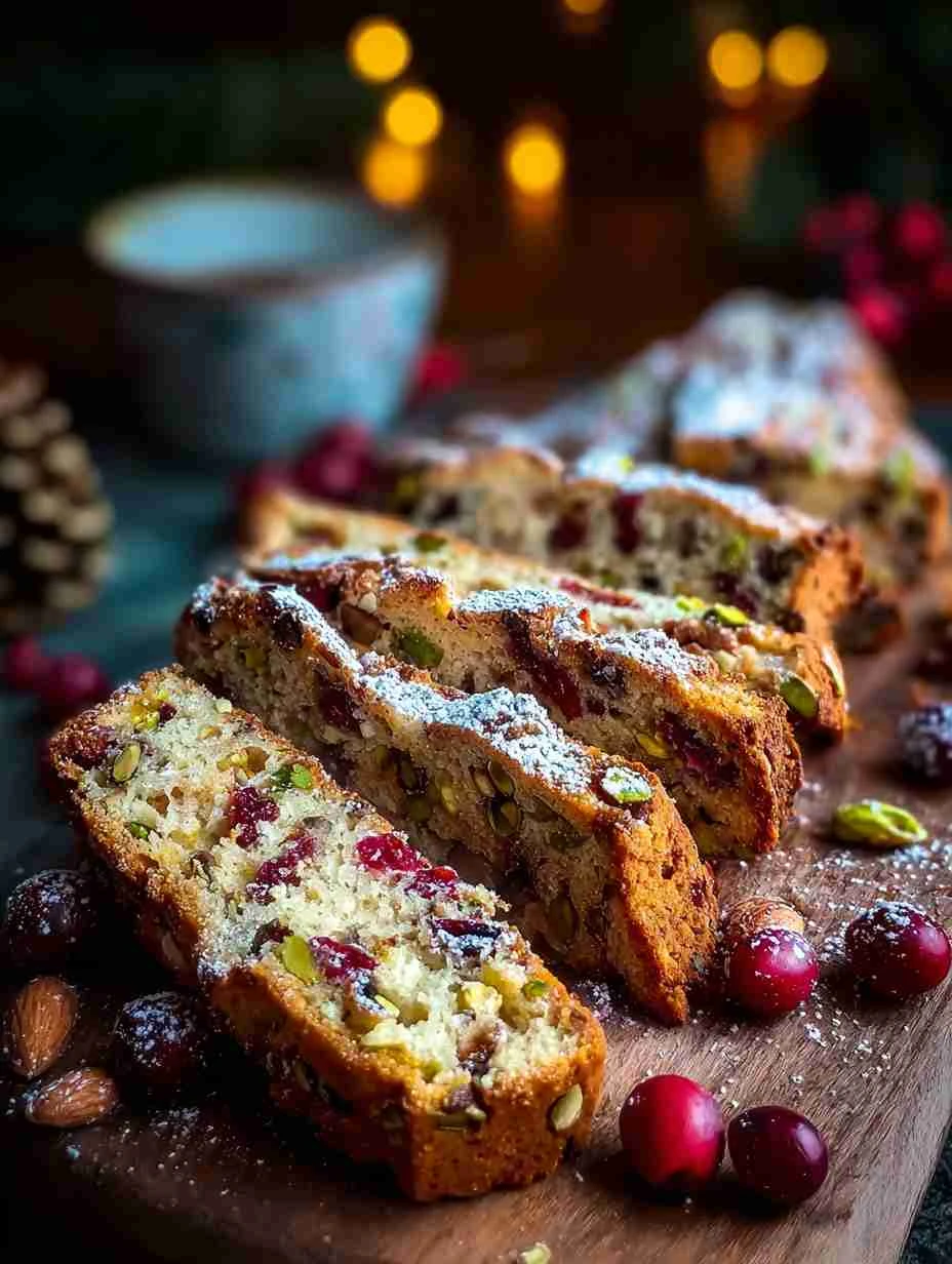 Crunchy Cranberry Pistachio Biscotti Recipe Easy Cranberry Pistachio Biscotti Festive Cranberry Biscotti Guide Homemade Cr...