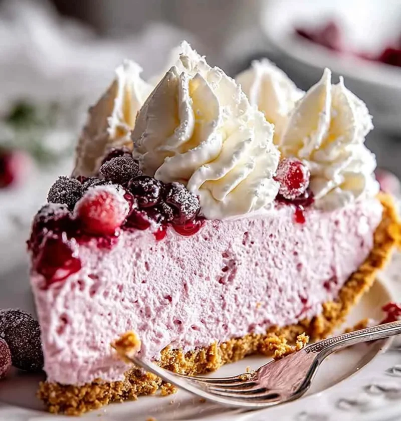 Delightful Cranberry Mousse Pie Delightful Cranberry Mousse Pie Your Holiday Table