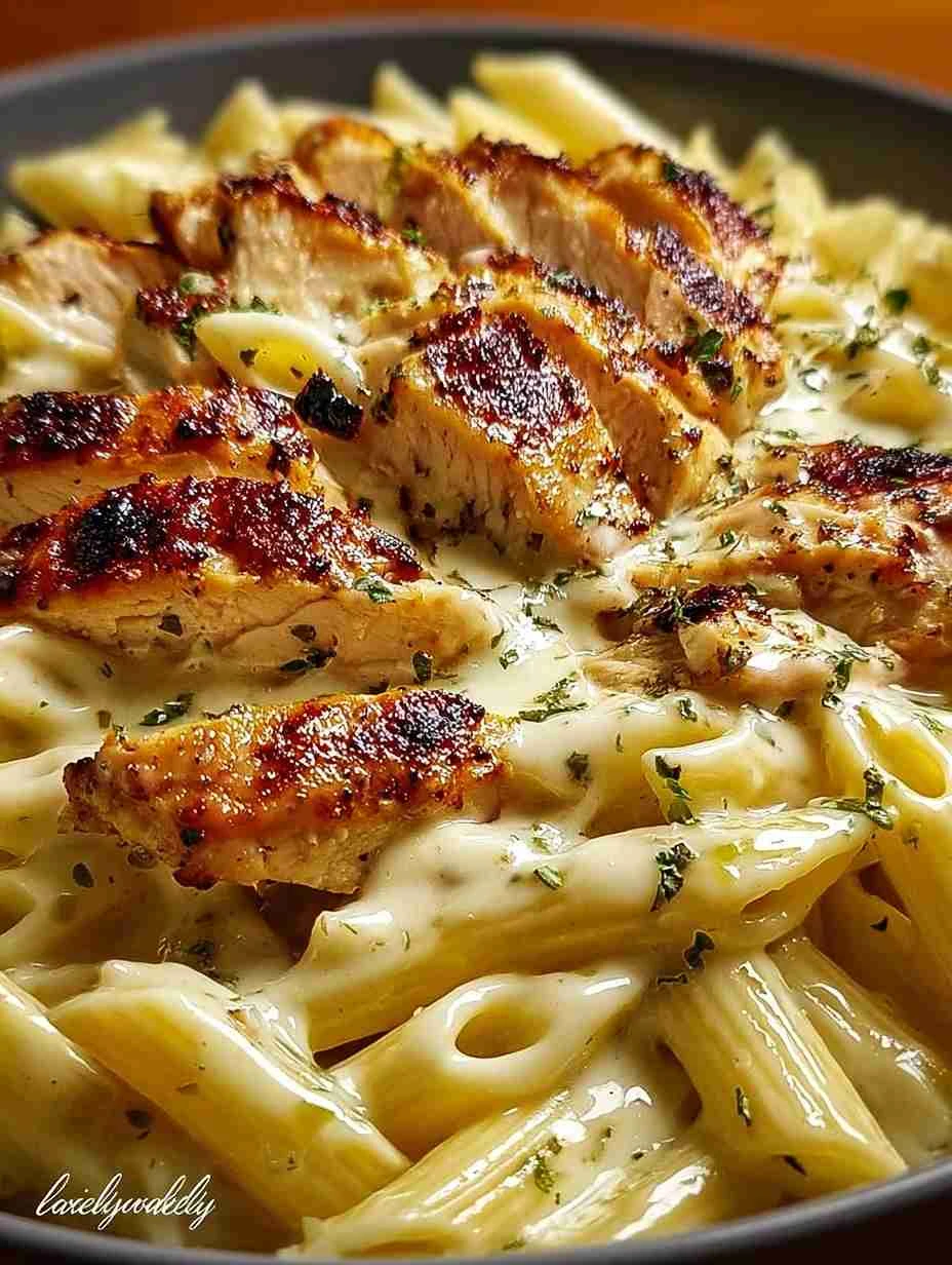 Easy Creamy Garlic Parmesan Chicken Pasta Recipe Best Garlic Parmesan Chicken Pasta Sauce How To Make Creamy Chicken Pasta...