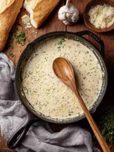 Quick Garlic Parmesan Sauce Recipe