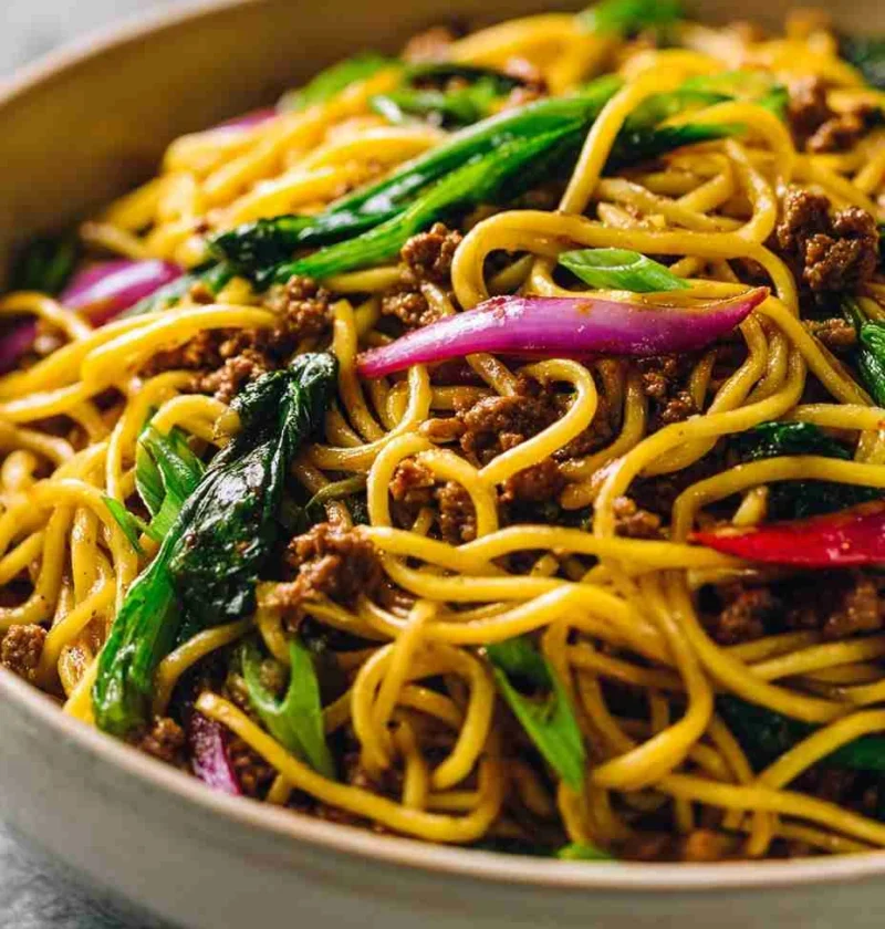Easy Ground Beef Lo Mein Recipe Healthy Ground Beef Lo Mein Best Ground Beef Lo Mein Near Me How To Make Ground Beef Lo Me...