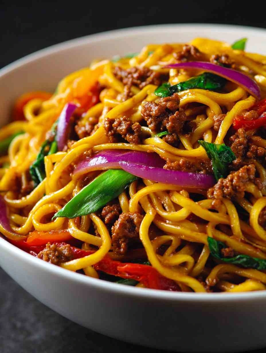 Easy Ground Beef Lo Mein Recipe Healthy Ground Beef Lo Mein Best Ground Beef Lo Mein Near Me How To Make Ground Beef Lo Me...