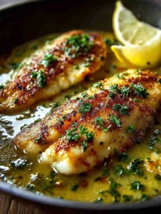 Pan-Fried Fish with Lemon Butter Sauce: An Incredible Essential Recipe
