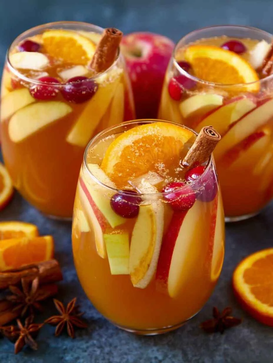 Fireball Apple Cider Sangria (The Perfect Sweater Weather Pitcher Drink)