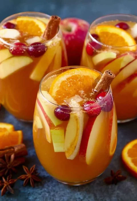 Fireball Apple Cider Sangria (The Perfect Sweater Weather Pitcher Drink) Fireball Apple Cider Sangria Perfect Sweater Weather