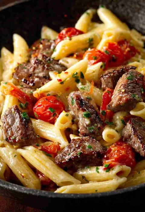 Garlic Beef Pasta Garlic Beef Pasta