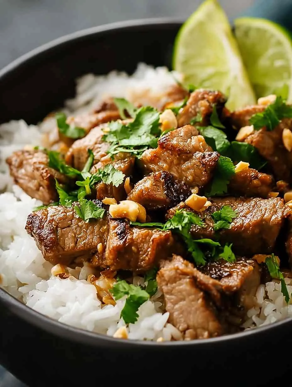 Ginger Lime Lamb  With Coconut Rice For A Tropical Feast Ginger Lime Lamb Coconut Rice Tropical Feast
